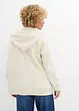 Felpa oversize con zip e cappuccio, bonprix