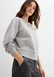Felpa oversize con strass, bonprix
