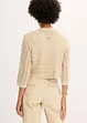 Bolero a mezza manica con effetto uncinetto, bonprix