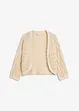 Bolero a mezza manica con effetto uncinetto, bonprix