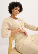 Bolero a mezza manica con effetto uncinetto, bonprix