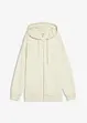 Felpa oversize con zip e cappuccio, bonprix