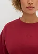 Felpa lunga in puro cotone, bonprix