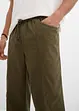 Pantaloni classic fit con elastico in vita in cotone leggero, straight, bonprix