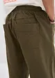 Pantaloni classic fit con elastico in vita in cotone leggero, straight, bonprix