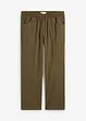 Pantaloni classic fit con elastico in vita in cotone leggero, straight, bonprix