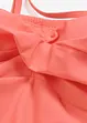 Costume intero modellante con effetto incrociato e compressione media, bonprix