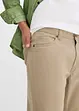 Pantaloni regular fit in twill di puro cotone, straight, bonprix