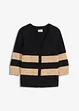 Cardigan in maglia di cotone a righe, bonprix