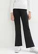 Pantaloni svasati  con spacchi in misto cotone biologico, bonprix