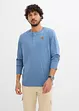 Maglia serafino a maniche lunghe (pacco da 2) in puro cotone biologico, bonprix