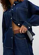 Giacca-camicia oversize in jeans di cotone biologico, bonprix