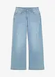 Jeans wide leg, vita media, bonprix