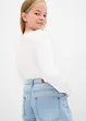 Jeans wide leg, vita media, bonprix
