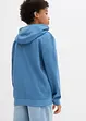 Felpa con zip e cappuccio, bonprix