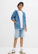 Felpa con zip e cappuccio, bonprix