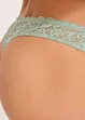 Perizoma a V con pizzo floreale, bonprix