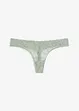 Perizoma a V con pizzo floreale, bonprix