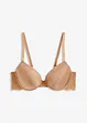 Reggiseno con coppe preformate ed effetto lucido, bonprix