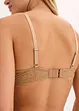 Reggiseno con coppe preformate ed effetto lucido, bonprix