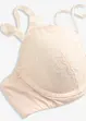 Reggiseno con coppe preformate ed effetto lucido, bonprix