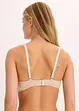 Reggiseno con coppe preformate e ricami floreali, bonprix