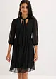 Abito in jersey e mesh con fiocco, bonprix