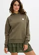 Felpa oversize con cappuccio in misto cotone morbido, bonprix