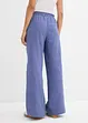 Pantaloni con elastico in vita in mussola leggera, bonprix