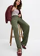 Pantaloni in jersey crêpe strutturato, bonprix