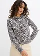 Cardigan leopardato in maglia fine, bonprix
