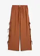Pantaloni con elastico in vita e laccetti, bonprix