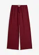 Pantaloni in crêpe operato con elastico in vita, bonprix