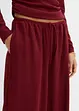 Pantaloni in crêpe operato con elastico in vita, bonprix