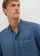 Camicia a maniche lunghe con effetto lavato, bonprix