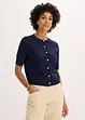Cardigan in filato fine con maniche corte, bonprix