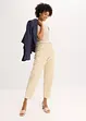 Pantaloni in satin tapered fit, bonprix