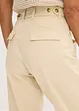 Pantaloni in satin tapered fit, bonprix