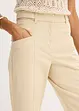 Pantaloni in satin tapered fit, bonprix