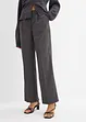 Pantaloni con pinces in barrel shape, bonprix