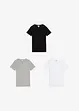 T-shirt in puro cotone biologico (pacco da 3), bonprix