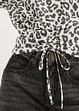Blusa corta con arricciature, bonprix