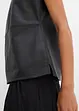 Top in similpelle, bonprix