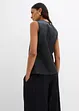 Top in similpelle, bonprix