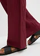 Pantaloni con elastico in vita in misto viscosa operato, bonprix