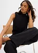 Pantaloni con elastico in vita in misto viscosa operato, bonprix