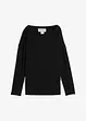 Maglia a maniche lunghe in misto viscosa, bonprix