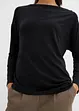 Maglia a maniche lunghe in misto viscosa, bonprix