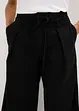 Pantaloni con pinces e cintura da annodare, bonprix