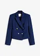 Blazer corto a doppiopetto con motivo operato, bonprix